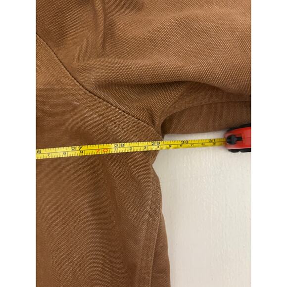 Vintage Carhartt J131 Sandstone Active Jacket union made Duck Thermal Workwear - Picture 7 of 11